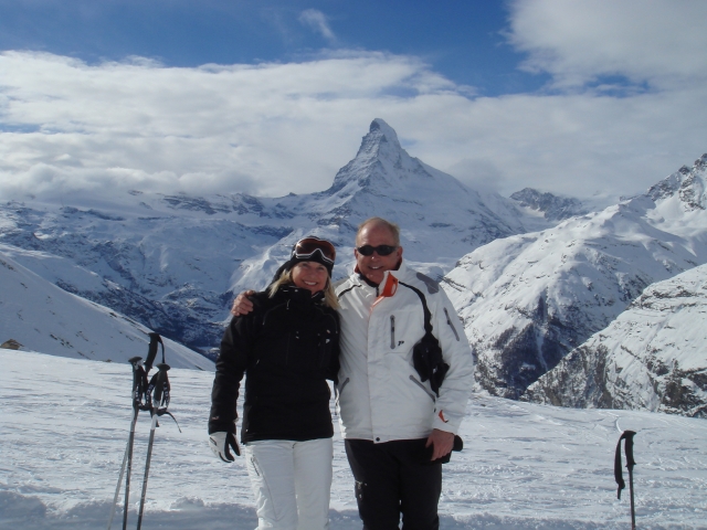 Paul & Linda Mathews (Brodie) Zermatt, Switzerland Feb 2009